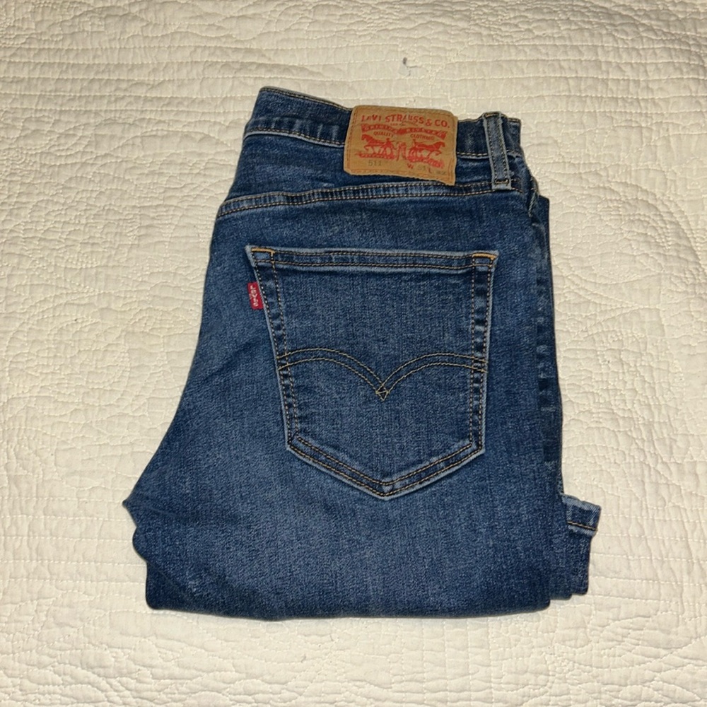 Levi Strauss 511 W31 L32 Blue Jeans MINT